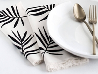 La Crema Palm Leaf Napkins